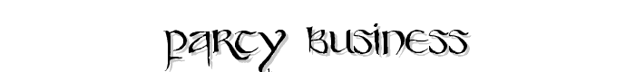 Party Business font